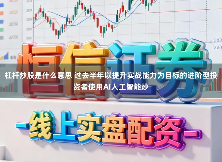 杠杆炒股是什么意思 过去半年以提升实战能力为目标的进阶型投资者使用AI人工智能炒